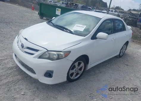 2011 Toyota Corolla S from USA, damaged, VIN 2T1BU4EEXBC733111